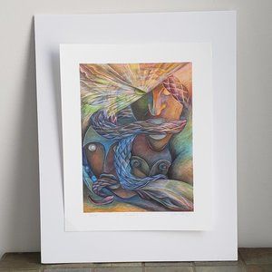 "Powerful" Original Abstract Print